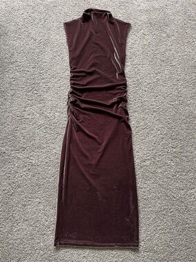 A New Day Sleeveless Mock Neck Maxi Dress